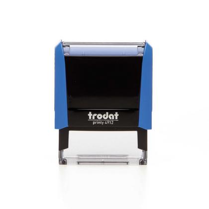 Штамп самонаборный "Trodat Printy 4912" 47*18 мм, 4 строки, синий