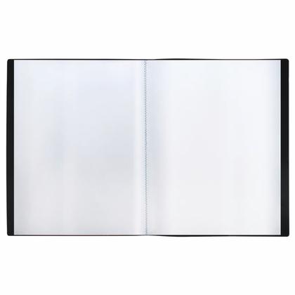 Папка на 40 карманов "OfficeSpace Вита" пласт., черный