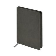 Ежедневник датир. A5 145*215 мм, 336 стр., лин. "Megapolis Color" тверд. обл. кожзам., серый, срез серый 2026