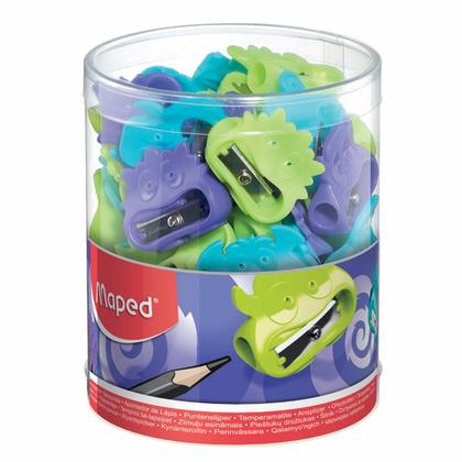 Точилка на 1 отв. "Vivo Monster", ассорти