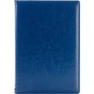 Ежедневник датир. А5 140*200 мм, 352 стр., лин. "Berlin" тверд. обл. кожзам., синий 2026