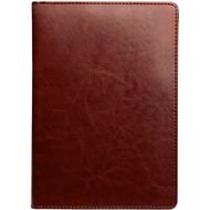 Ежедневник датир. А5 140*200 мм, 352 стр., лин. "Berlin" тверд. обл. кожзам., коричневый 2026