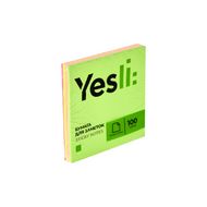 Бумага д/з на кл. осн. 75*75 мм "Yesli:" 100 л., ассорти неон