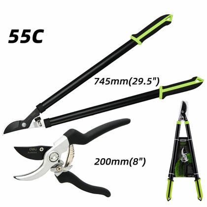 Набор садовых инструментов Deli GS EDL580002, 2 предмета, сучкорез, секатор