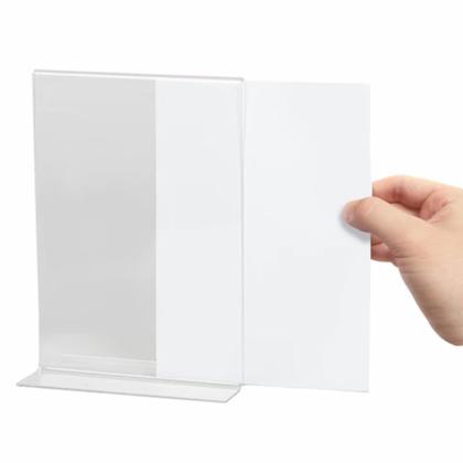 Стойка информац., настольн., A5, вертик. "Brauberg" прозрачный