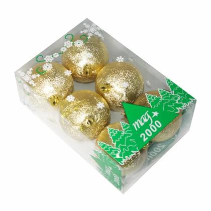 Шар елочный 6 см, уп./6шт., ассорти