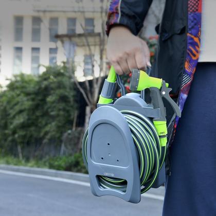 Шланг для полива с катушкой Deli GS EDL581110B с аксессуарами