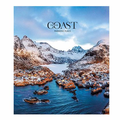 Тетрадь А5 96 л., клет. "Goast" скоба сбоку, обл. карт., Уф-лак, ассорти