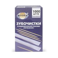 Зубочистки в индивидуальной бумажной упаковке (белый), 1000 шт/упак