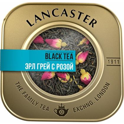 Чай "LANCASTER" ж/б, 75гр., черный, с бергамотом, лепестками василька и розы
