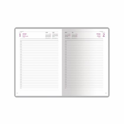 Ежедневник датир. A5 146*206 мм, 336 стр., лин. "Velvet" тверд. обл. кожзам., зеленый 2026