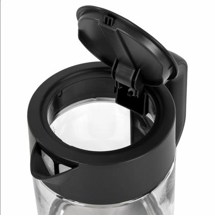 Электрочайник Brasson KT-727  пластик черный/стекло