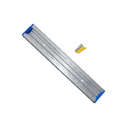 Кронштейн настенного крепления под 4 предмета с заглушками, 33 см, цв. синий