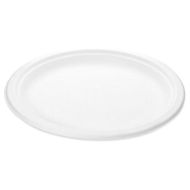 Тарелка 180мм из сахарного тростника одноразовая 50шт/упак, белая