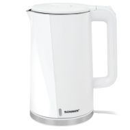 Электрочайник Sonnen KT-8718W нерж.сталь/пластик, белый