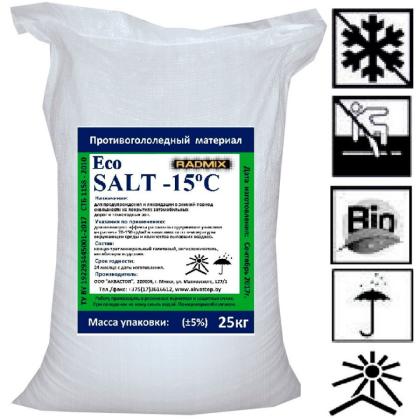 Противогололёдный материал ПГМ РАДМИКС Экосол, ведро 13кг