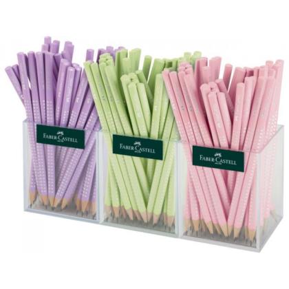 Карандаш прост. "Grip Sparkle", розовая дымка