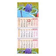 Календарь настен., А4 2026 "Букет васильков (№14)" на 3-х спиралях