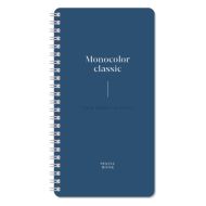 Книга алфавитная А5 112*206 мм, 80 л., "Моноколор. Dark azure" обл. карт., синий