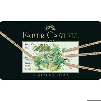 Карандаш пастельный "PITT Pastel" 24 шт в металлическом футляре