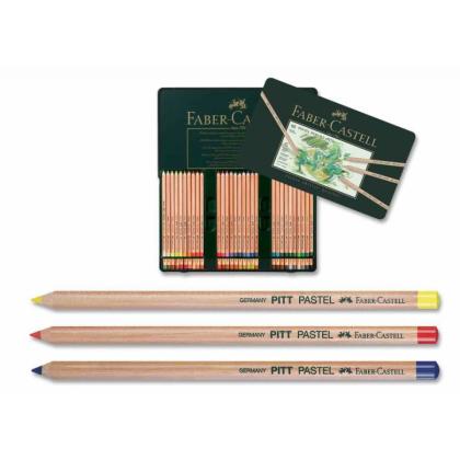 Карандаш пастельный "PITT Pastel" 24 шт в металлическом футляре