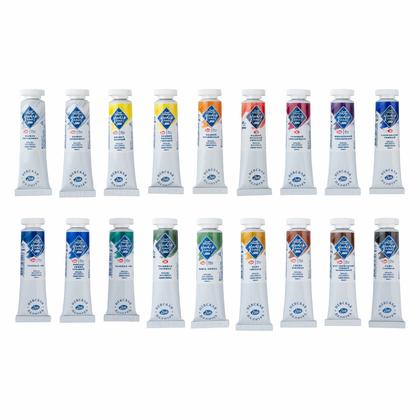 Краски масляные "Мастер-класс" набор 18 цв., 18 мл, туба