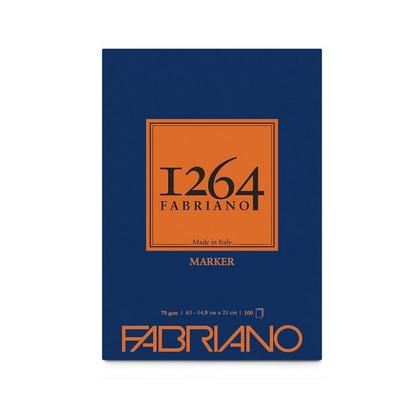 Блок-склейка бумаги для маркеров "Fabriano. 1264" 21*29,7 см, 70 г/м2, 100 л.