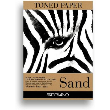 Блок бумаги для рисования "Fabriano. Sand" 21*29,7 см, 120 г/м2, 50 л.