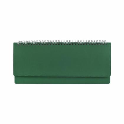 Еженедельник датир., наст. 305*130 мм, 128 стр., лин. "Velvet" тверд. обл. кожзам., на пружине, черный 2026