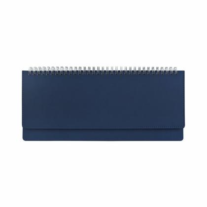 Еженедельник датир., наст. 305*130 мм, 128 стр., лин. "Velvet" тверд. обл. кожзам., на пружине, черный 2026