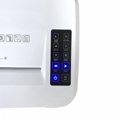 Уничтожитель Office Kit S215N 3,9x38 (P-4, 3,9х38 мм, 22 лист., 35литров, скобы, скрепки, диски. карты)