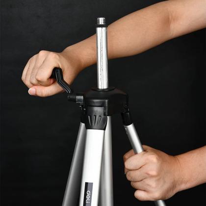 Подставка д/лазерного уровня "Deli" 0,4-1,2 м., черный