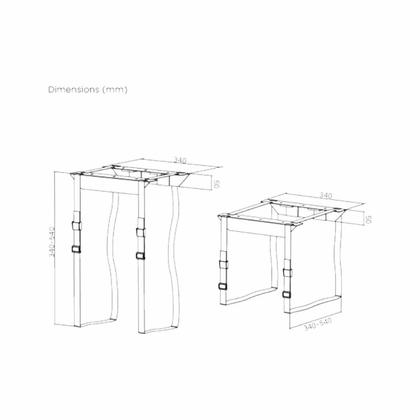Держатель для системного блока Light, чёрный матовый