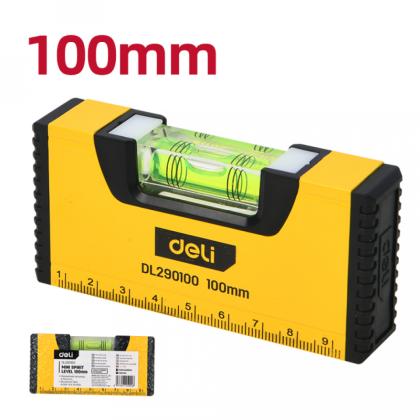Уровень строительный Deli YS EDL290100 100 мм, магнит