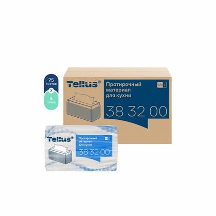 Протирочный материал нетканый Tellus для кухни, 1-сл., 75 листов, WM4