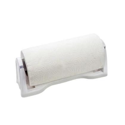 Держатель для бумажных полотенец, пластиковый, цв.снежно-белый