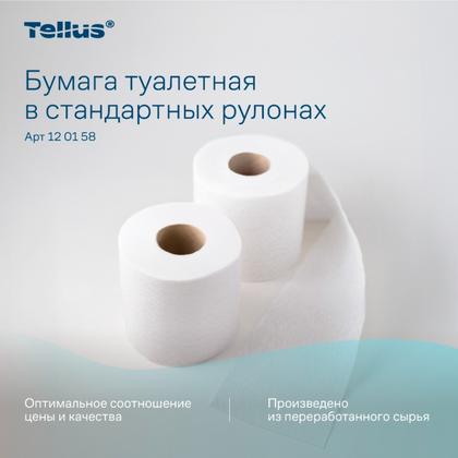 Бумага туалетная  Tellus Комфорт TP4, 4 рул, 23м, 2-сл.