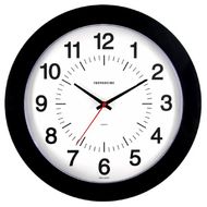 Часы настенные круглые "51500514" пласт., черный