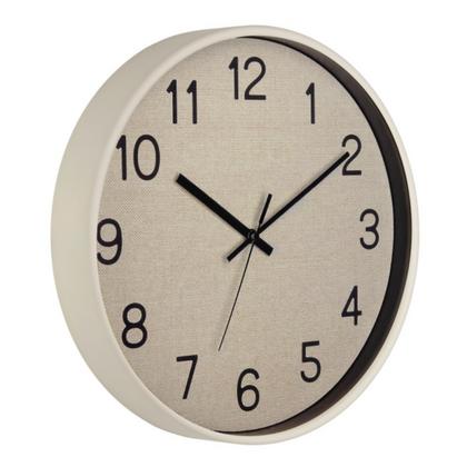 Часы настенные круглые "77776737" пласт., бежевый