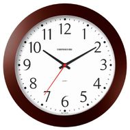 Часы настенные круглые "51534510" пласт., коричневый