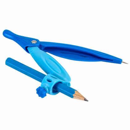 Циркуль "Deli EG20102" с карандашом, футляр, ассорти