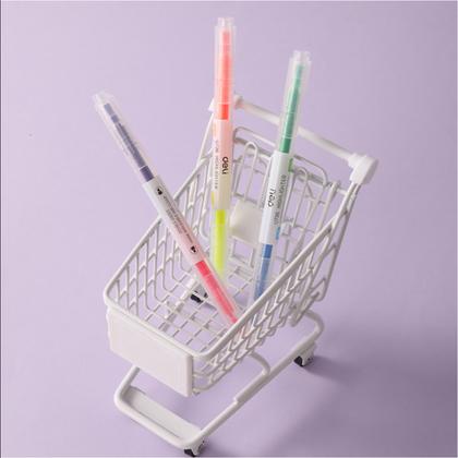 Набор маркеров текстовых "Double ended" 4 шт., ассорти, 8 цветов