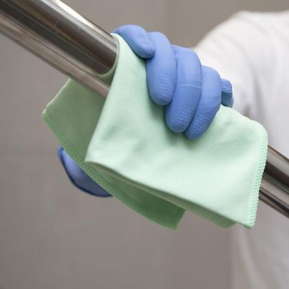 Перчатки латексные с х/б покрытием HQ Profiline р-р M синий