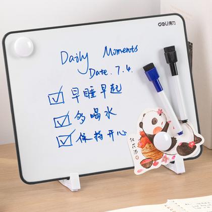 Доска 30,5*22,8 см, магнитно-маркерная, белый, в ПВХ профиле, настольная, MB135