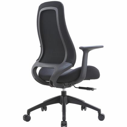 Кресло д/руководителя EVERPROF Bug ткань, черный, крестов. пластик