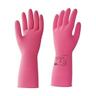 Перчатки латексные с х/б покрытием HQ Profiline р-р L красный