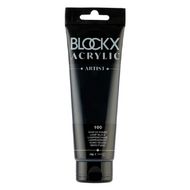 Краски акриловые "Blockx" 100 сажа газовая, 120 мл., туба