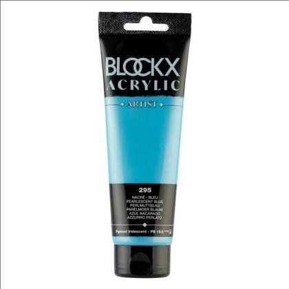 Краски акриловые "Blockx" 295 жемчужный синий, 120 мл., туба