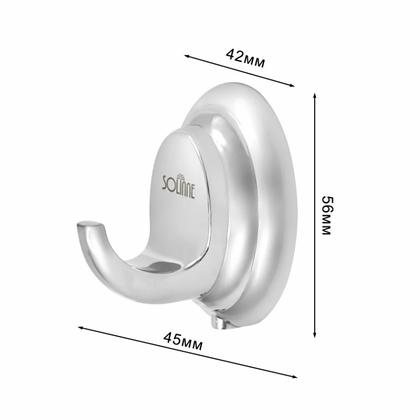 Крючок одинарный Solinne Classic 15011, хром