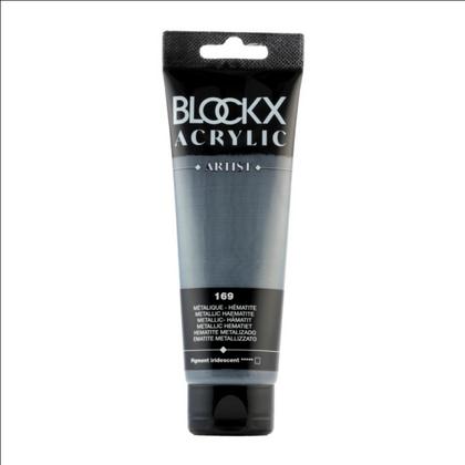 Краски акриловые "Blockx" 169 гематит металлик, 120 мл., туба